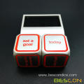 Promotional Motivational Solid Metallic Dice Set